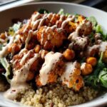 Roasted Cauliflower and Chickpea Buddha Bowl