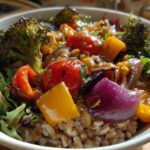 Roasted Vegetable and Farro Grain Bowl