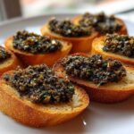 Rosemary Olive Tapenade Crostini