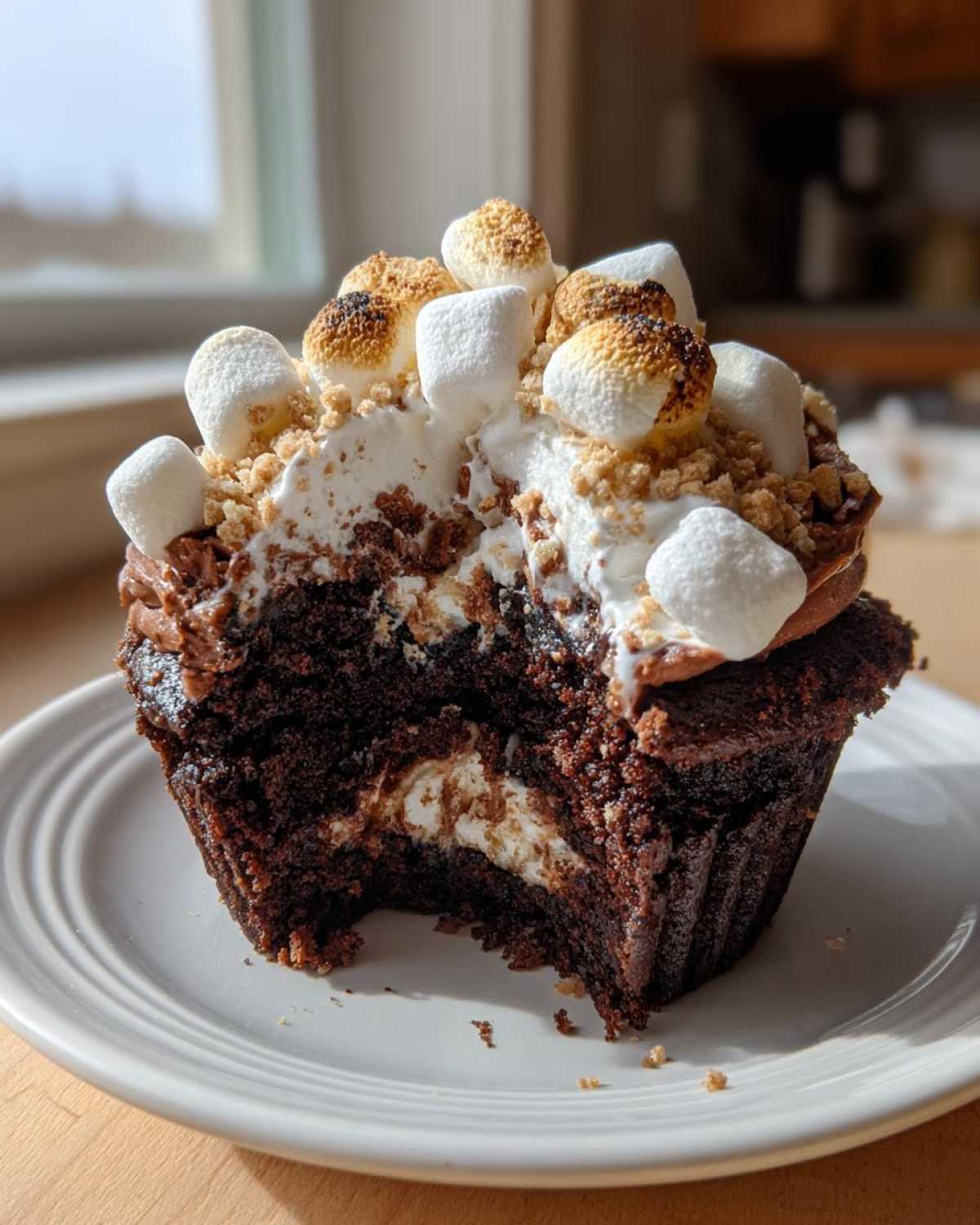 S'Mores Hot Chocolate Cupcakes - detail 1