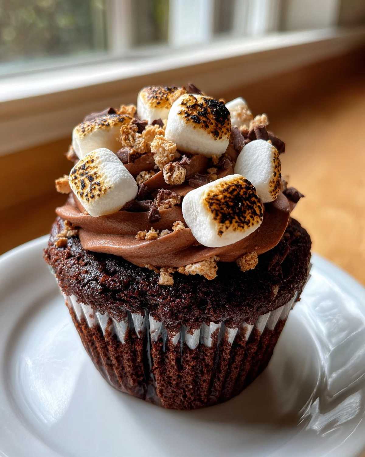 S'Mores Hot Chocolate Cupcakes - detail 4