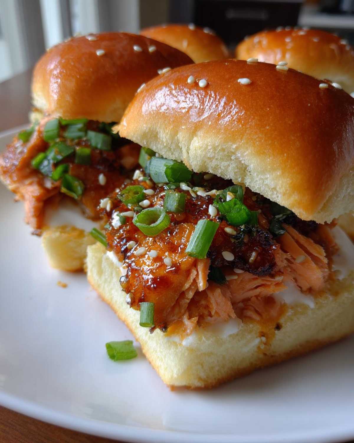 Sesame-Ginger Salmon Sliders - detail 4