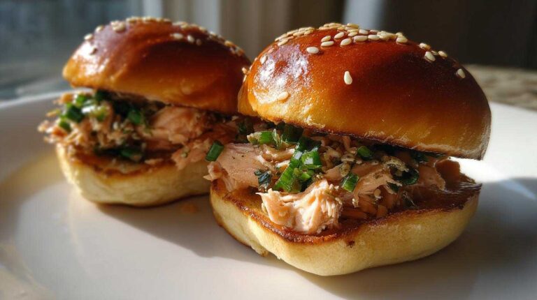 Sesame-Ginger Salmon Sliders
