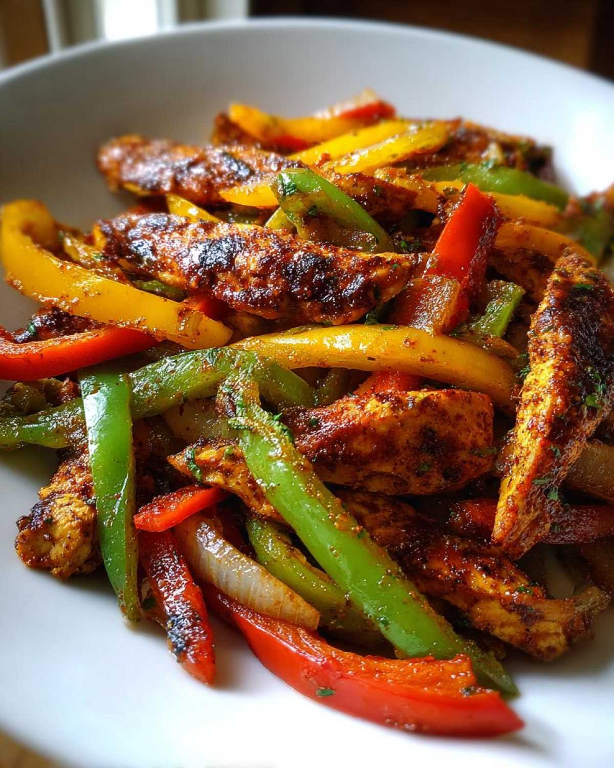 Sheet Pan Chicken Fajitas with Peppers - detail 2