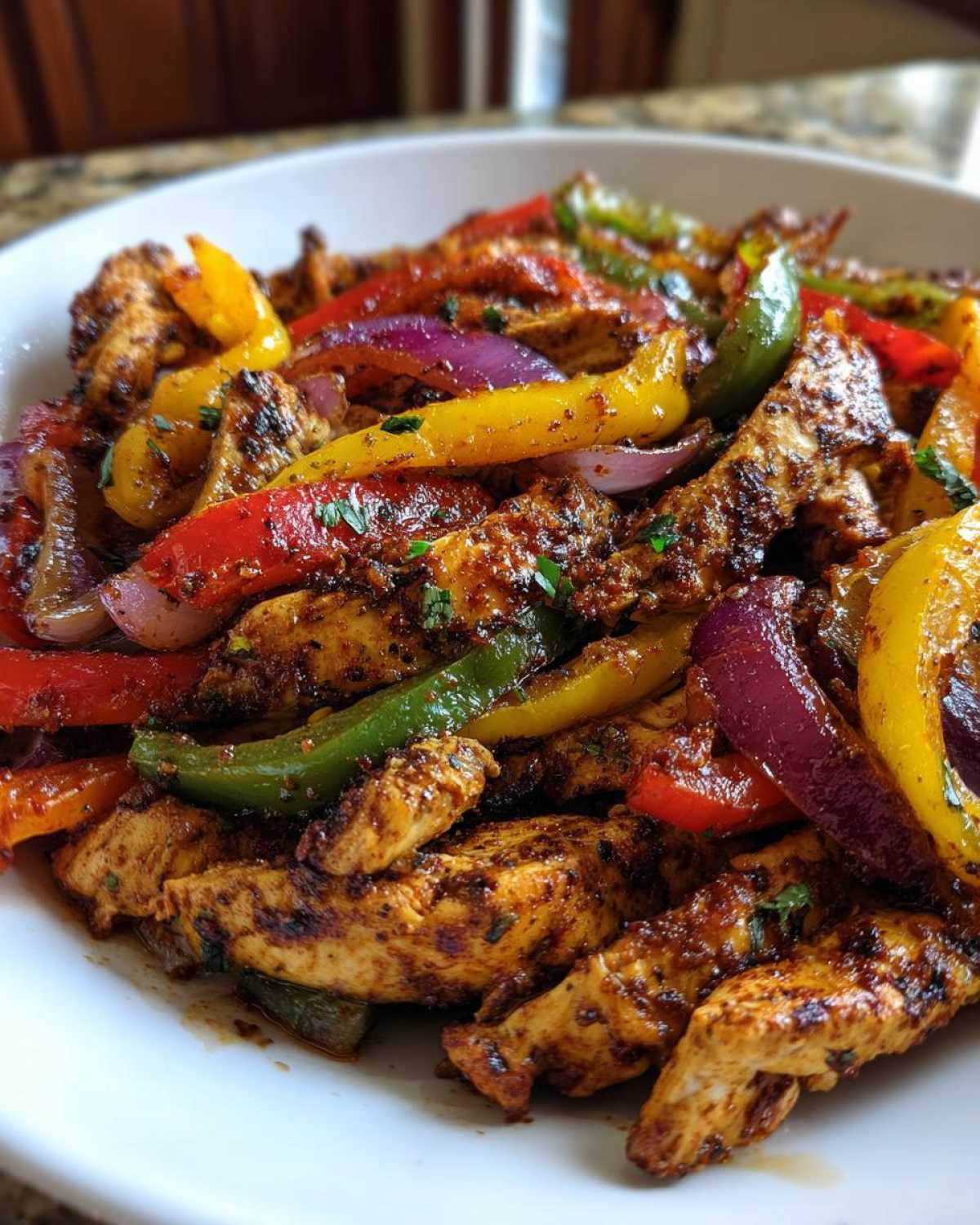 Sheet Pan Chicken Fajitas with Peppers - detail 4