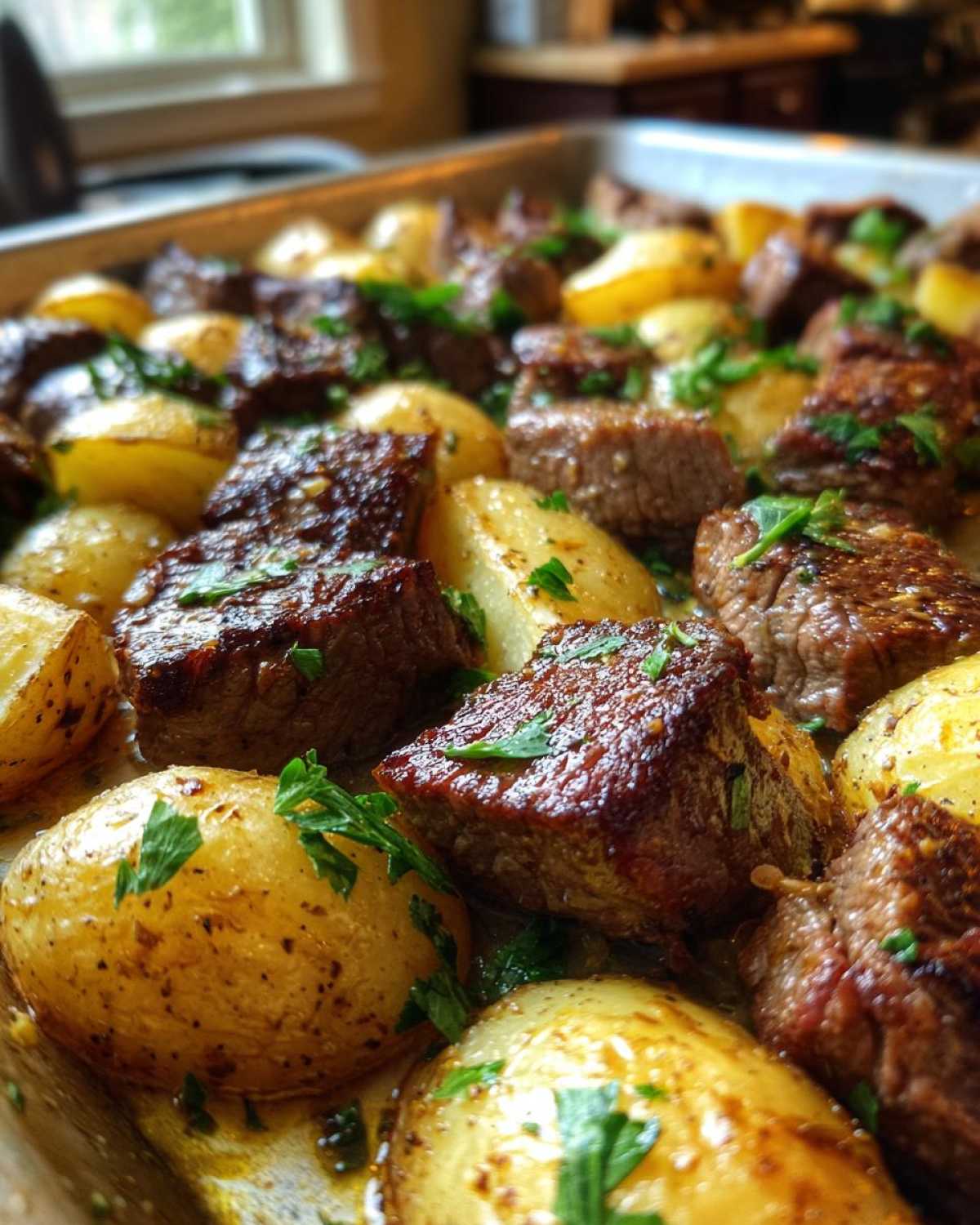 Sheet Pan Steak and Potatoes Dinner - detail 1