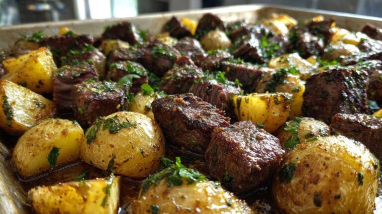 Sheet Pan Steak and Potatoes Dinner