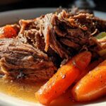 Slow Cooker Garlic Herb Pot Roast