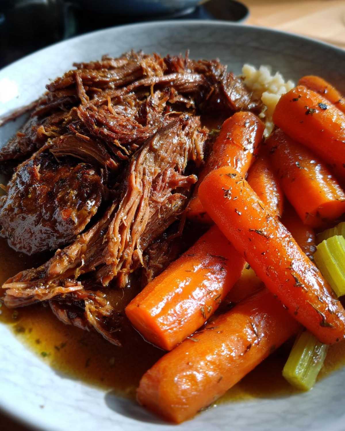 Slow Cooker Garlic Herb Pot Roast - detail 3