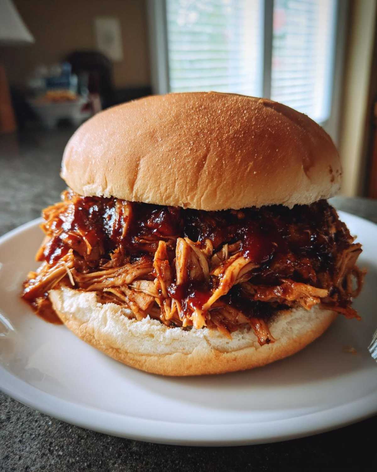 Slow Cooker Pulled BBQ Jackfruit Sandwiches - detail 1