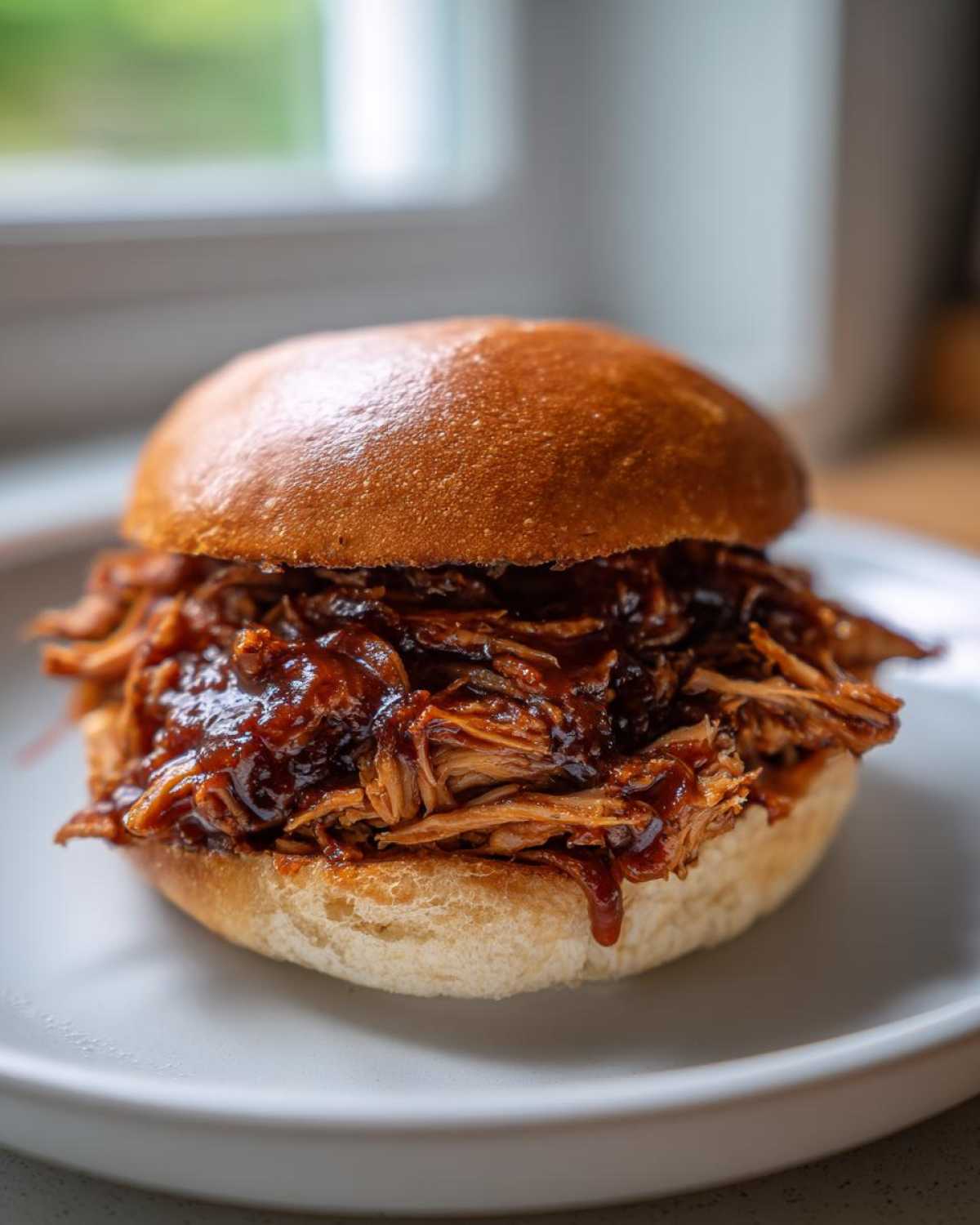 Slow Cooker Pulled BBQ Jackfruit Sandwiches - detail 3