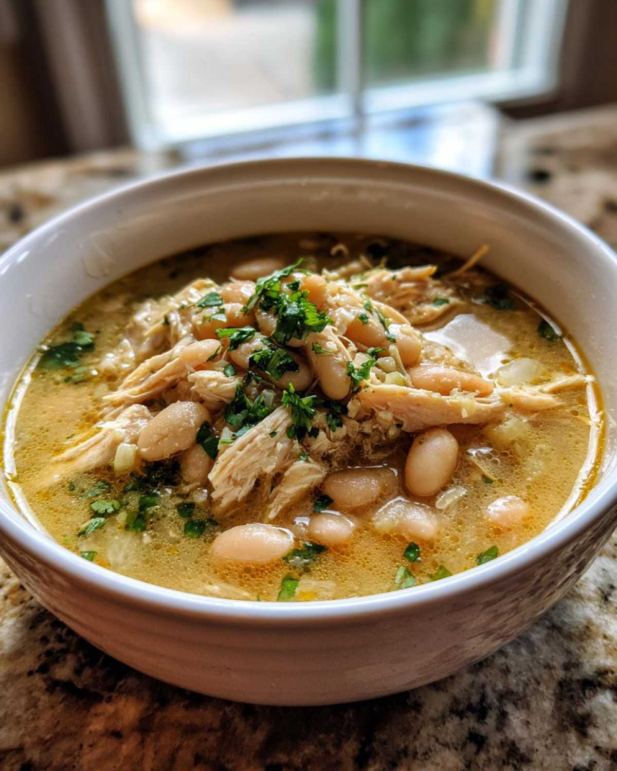 Slow Cooker White Chicken Chili - detail 1