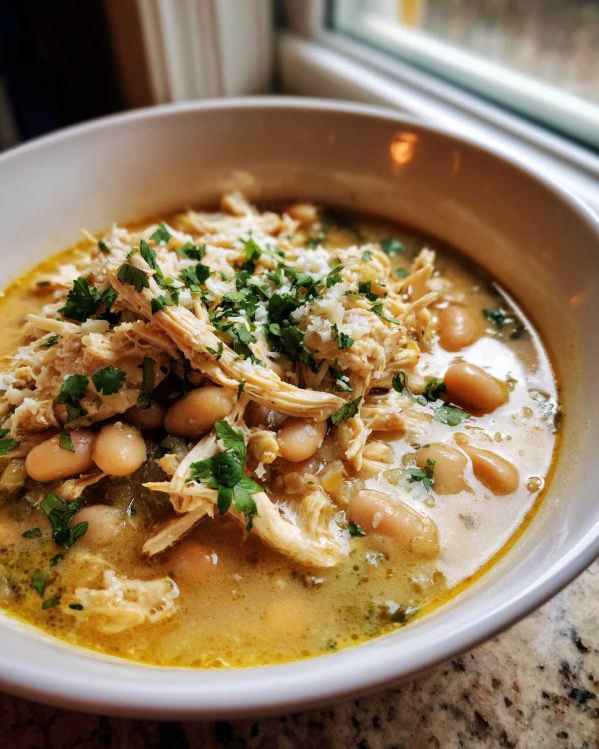 Slow Cooker White Chicken Chili - detail 2