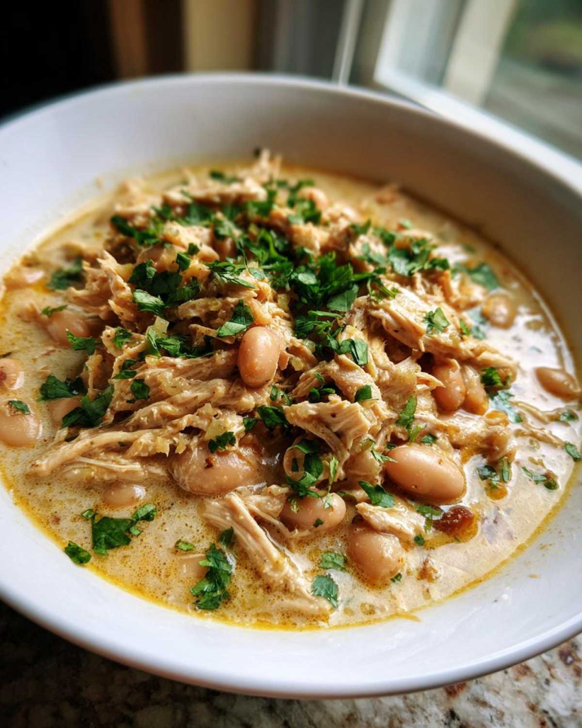 Slow Cooker White Chicken Chili - detail 3
