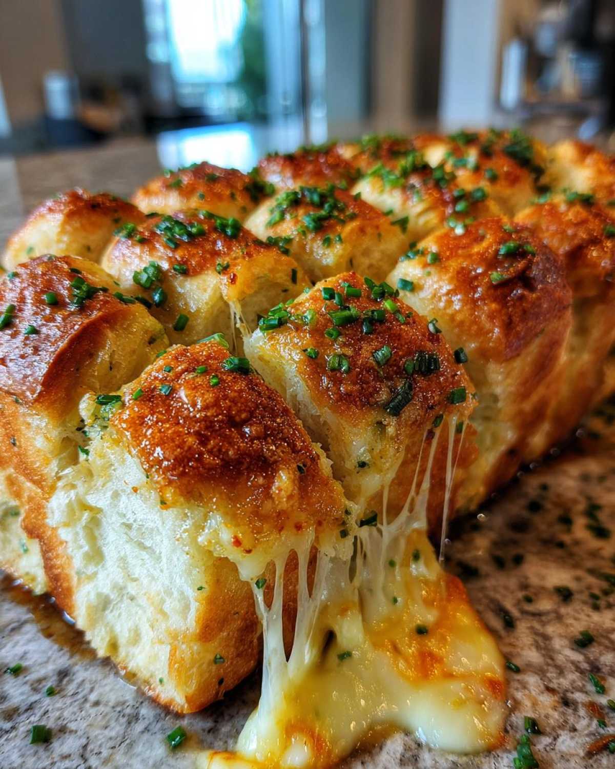 Smoked Gouda and Chive Pull-Apart Bread - detail 1