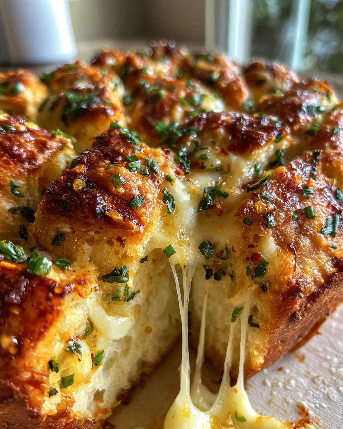 Smoked Gouda and Chive Pull-Apart Bread - detail 2