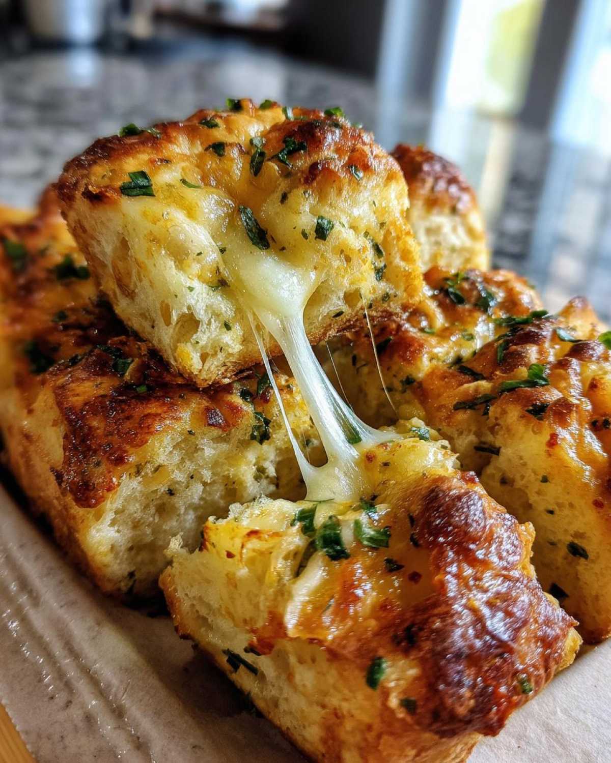 Smoked Gouda and Chive Pull-Apart Bread - detail 4