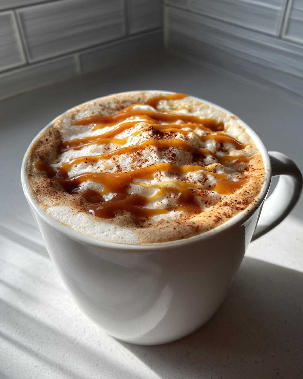 Spiced Pear and Caramel Latte - detail 2