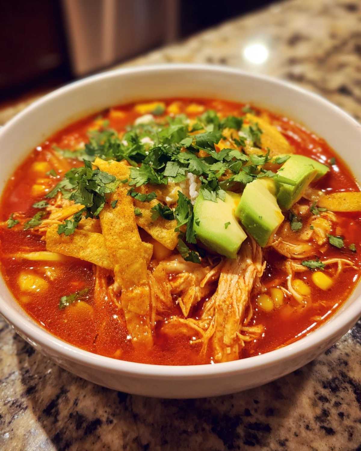 Spicy Chicken Tortilla Soup - detail 1