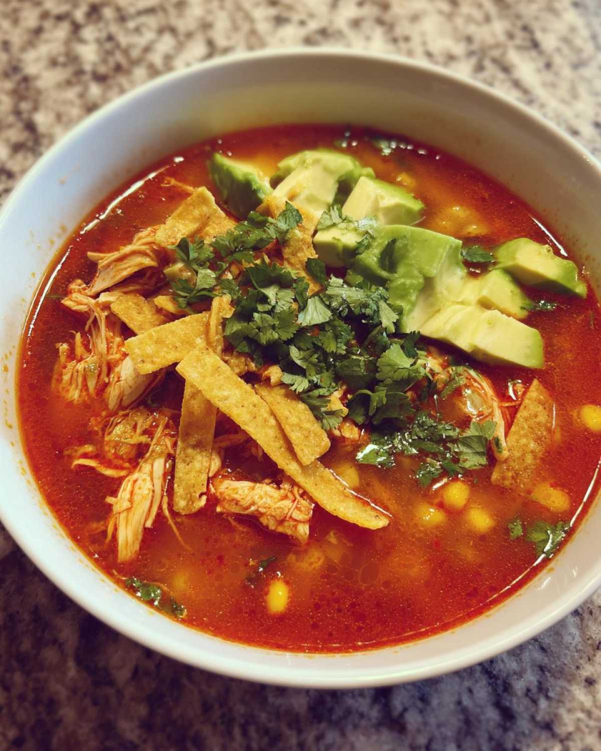 Spicy Chicken Tortilla Soup - detail 3