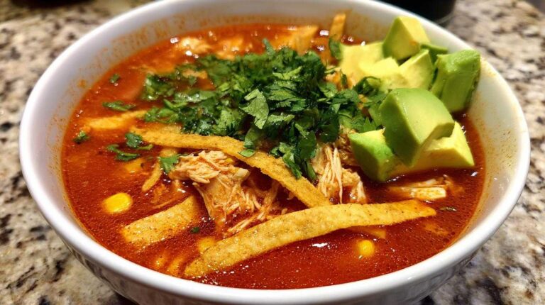 Spicy Chicken Tortilla Soup