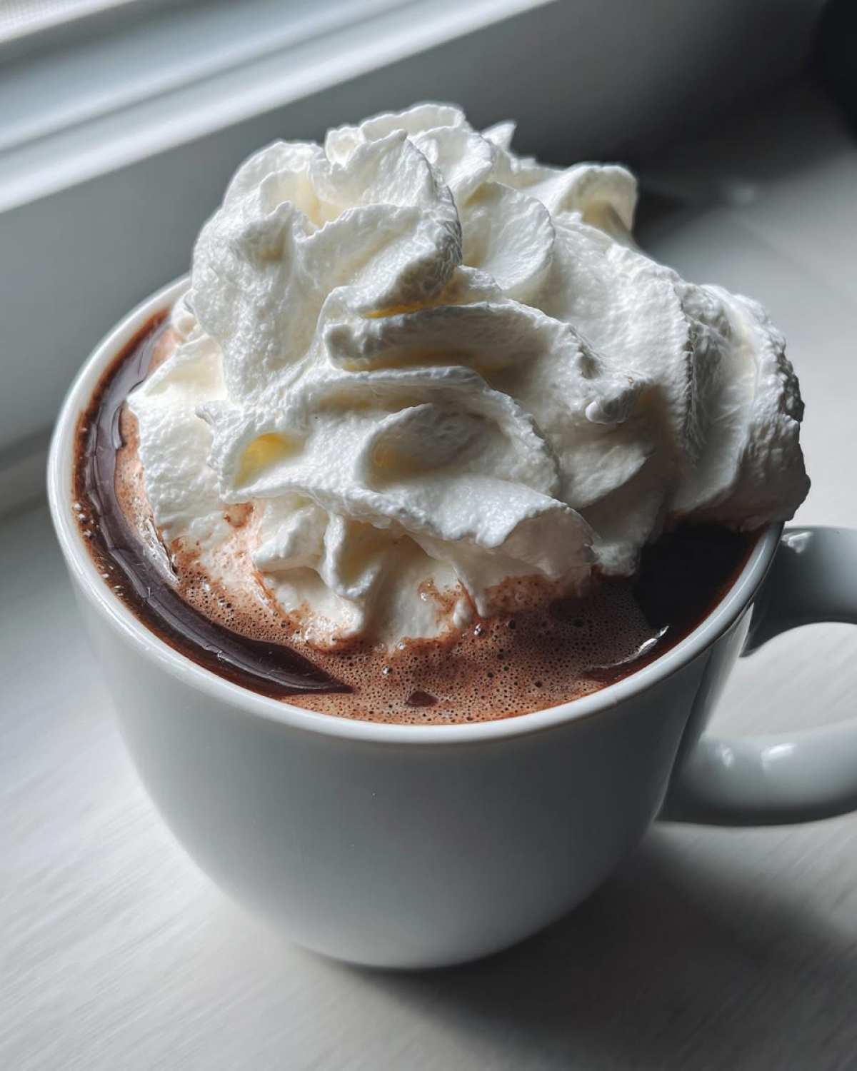 Spiked Hot Chocolate with Peppermint Whipped Cream - detail 2