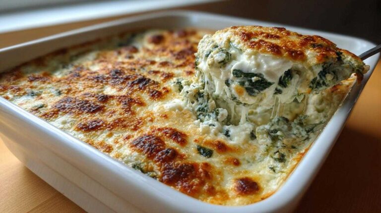 Spinach Artichoke Dip with Parmesan