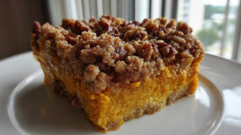 Sweet Potato Casserole with Pecan Streusel