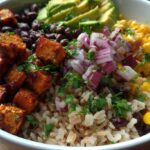 Sweet Potato and Black Bean Burrito Bowl