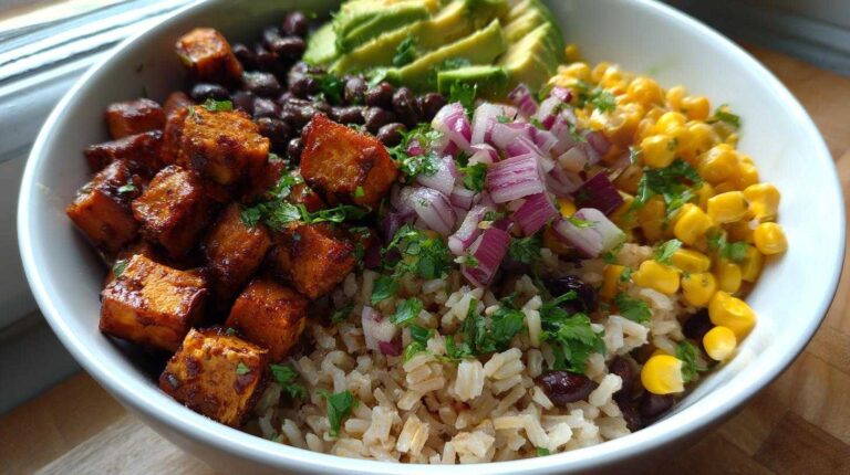Sweet Potato and Black Bean Burrito Bowl