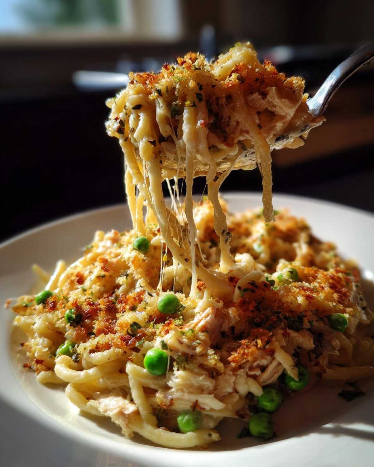 Turkey Tetrazzini Pasta Bake - detail 2