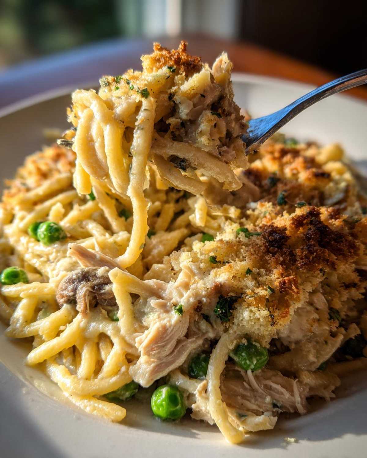 Turkey Tetrazzini Pasta Bake - detail 3