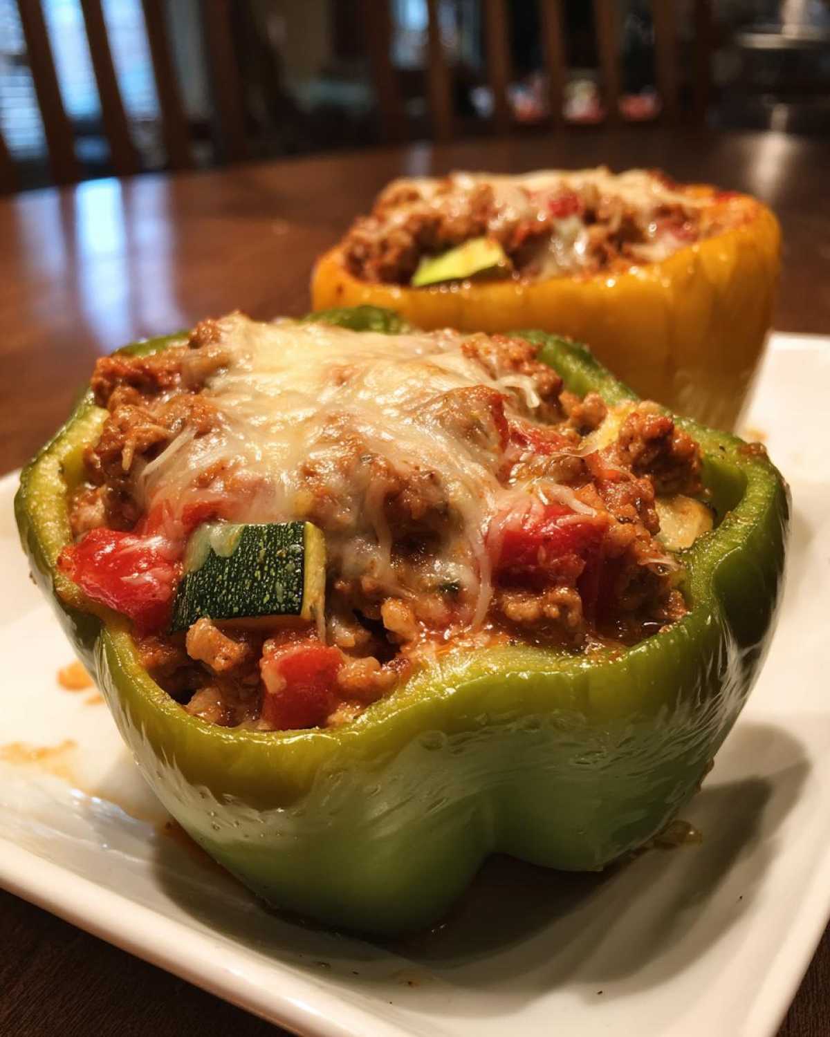 Turkey and Veggie Stuffed Bell Peppers - detail 3