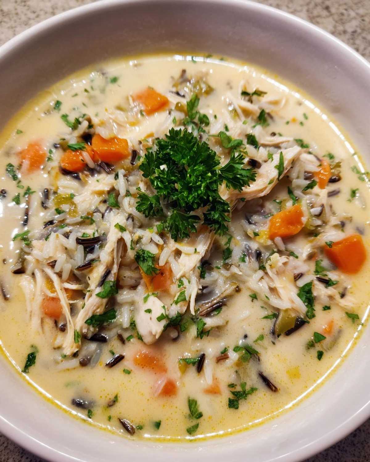 Turkey and Wild Rice Soup - detail 4