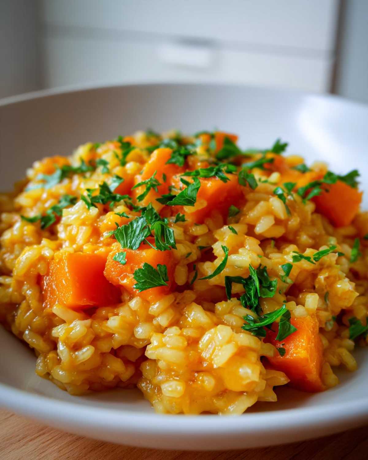 Vegan Butternut Squash Risotto - detail 1