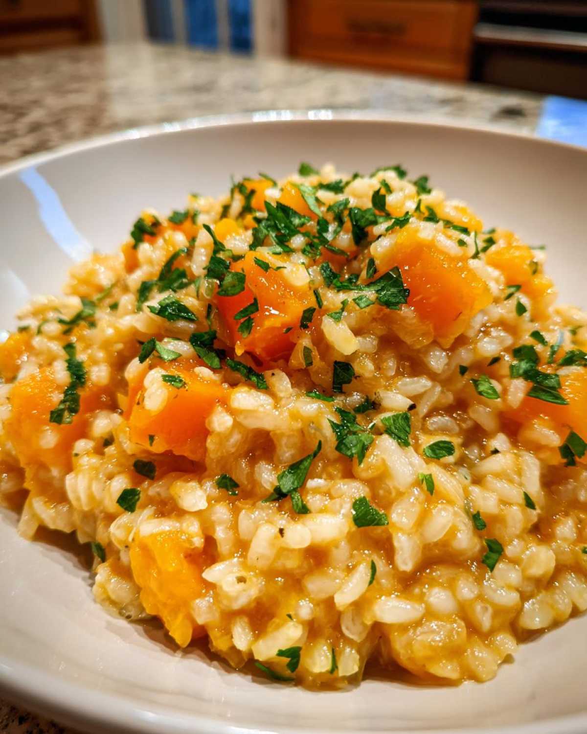 Vegan Butternut Squash Risotto - detail 3