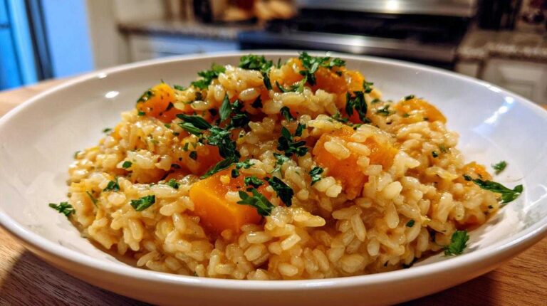 Vegan Butternut Squash Risotto