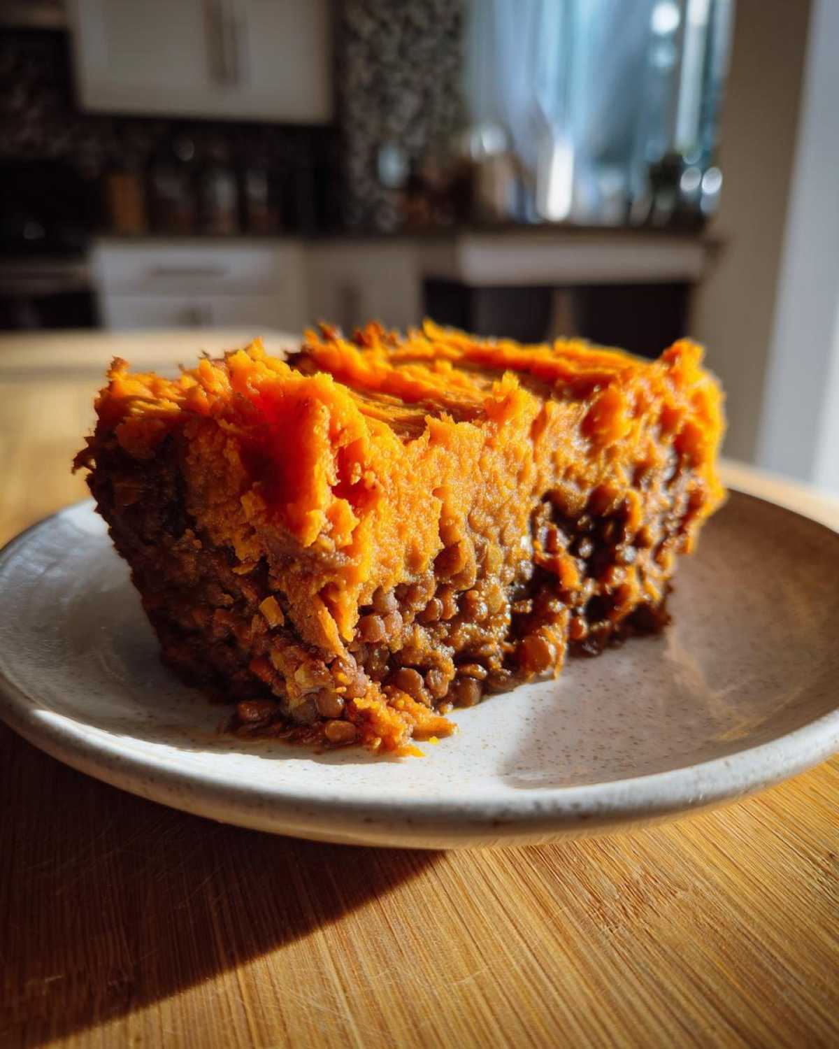 Vegan Lentil Shepherd's Pie with Sweet Potato - detail 4