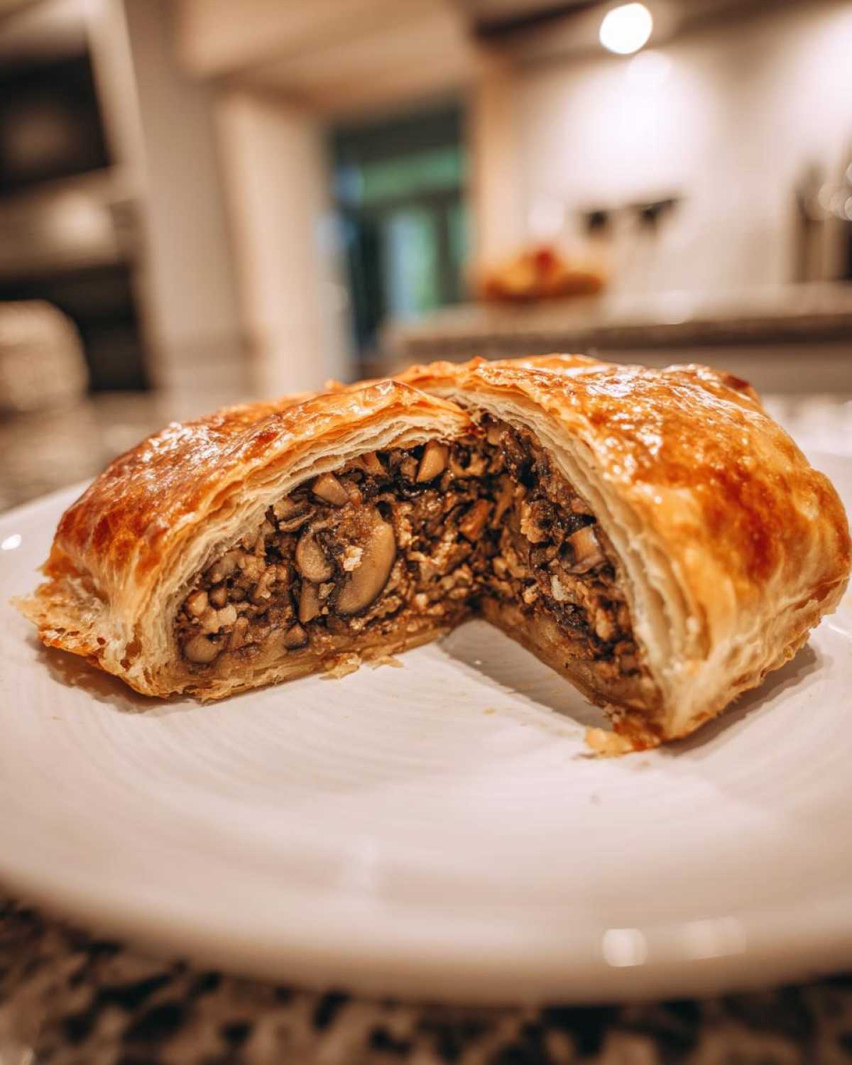 Vegan Mushroom Walnut Wellington - detail 4