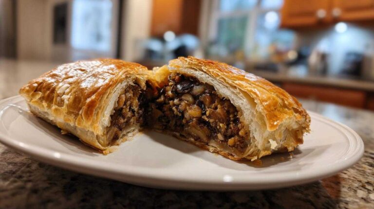 Vegan Mushroom Walnut Wellington