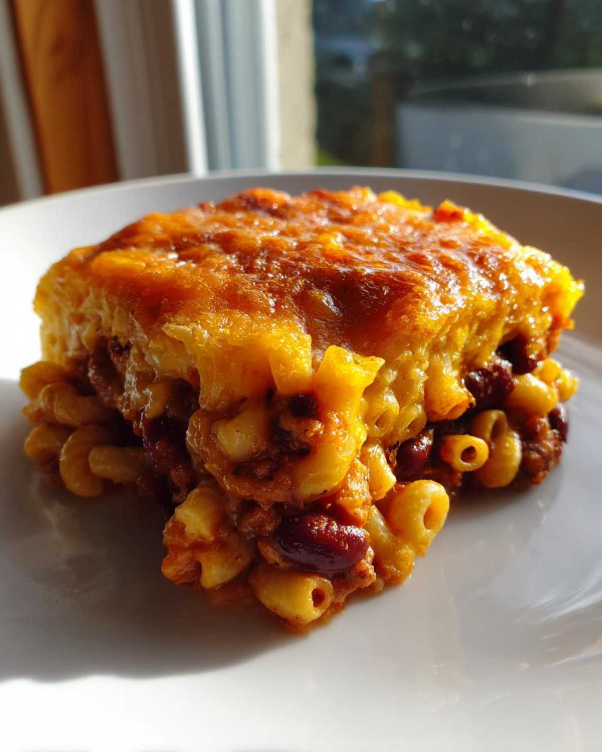 Vegetarian Chili Macaroni Casserole - detail 1