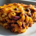 Vegetarian Chili Macaroni Casserole