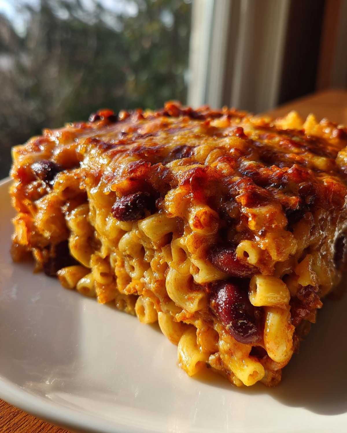 Vegetarian Chili Macaroni Casserole - detail 2