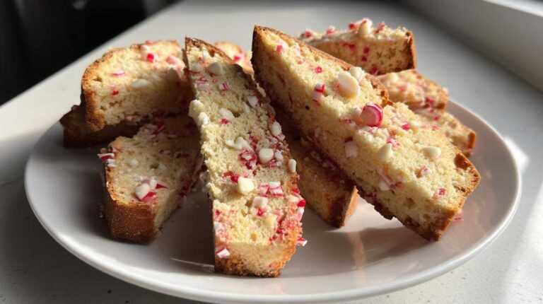 White Chocolate Peppermint Biscotti