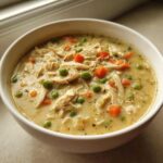 Slow Cooker Chicken Pot Pie Soup - Tasty